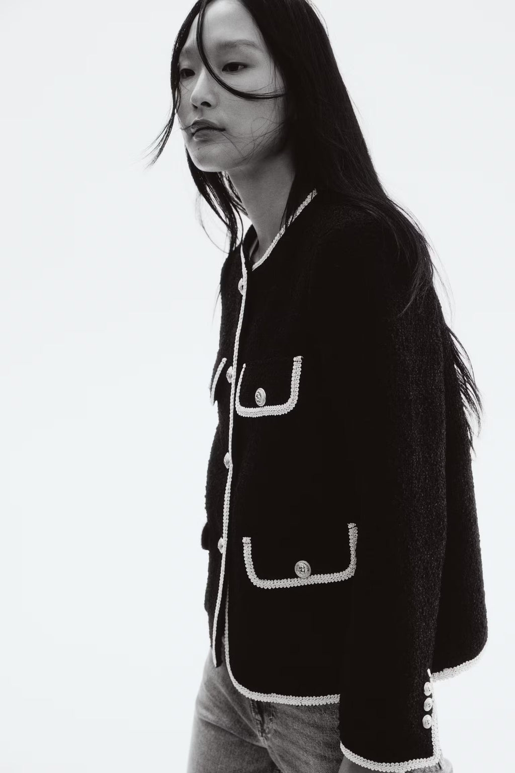 Chaqueta de Bouclé Clara