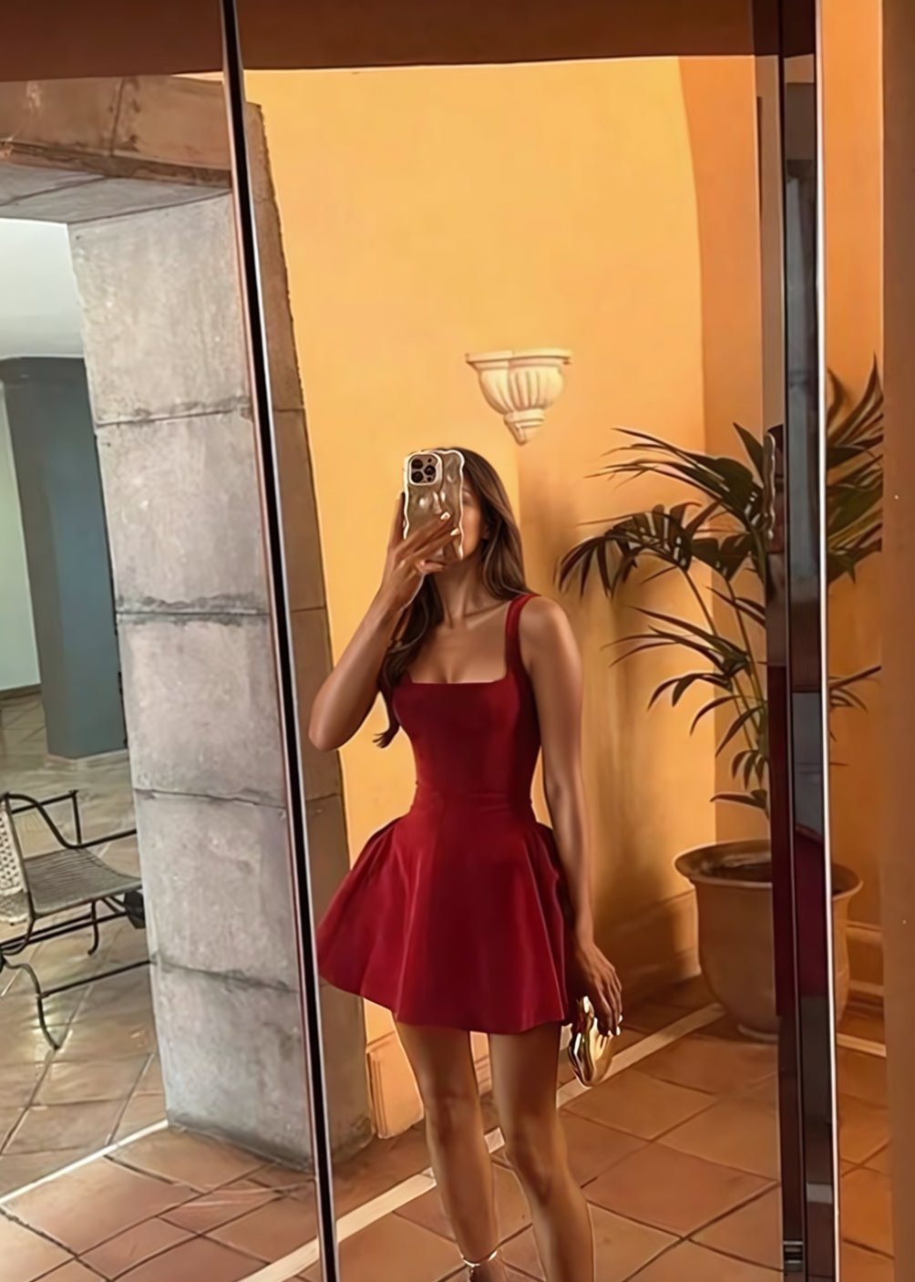 Victoria Vestido - Escarlata