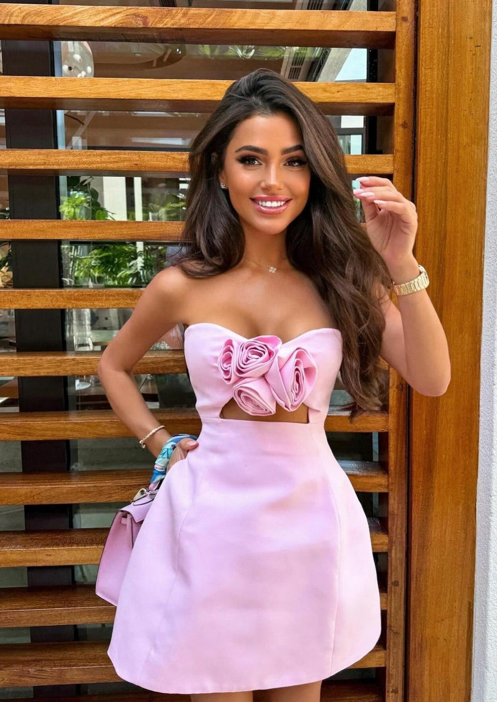 Britannia Vestido - Rosa