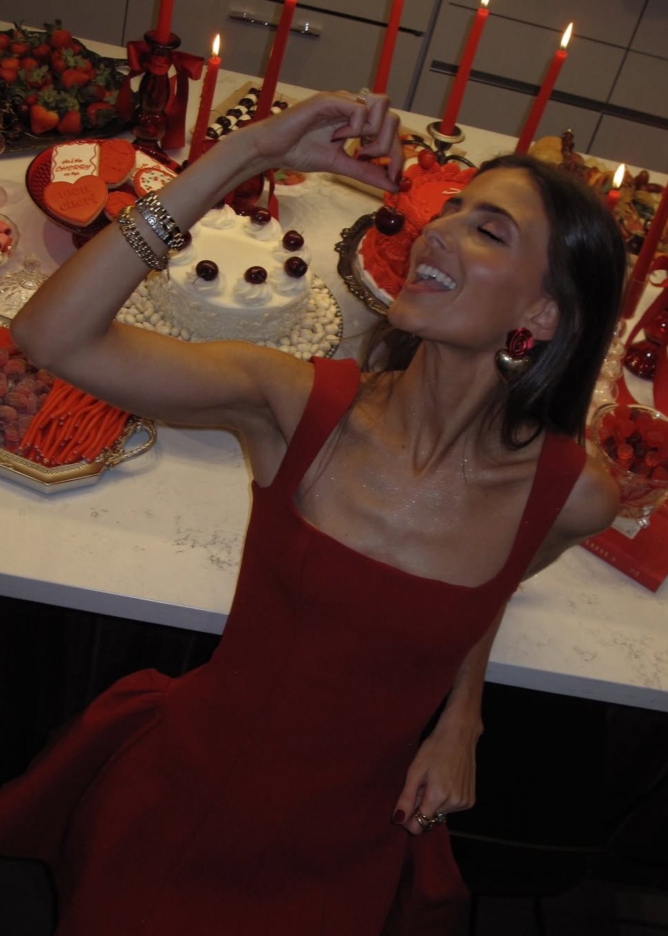 Victoria Vestido - Escarlata