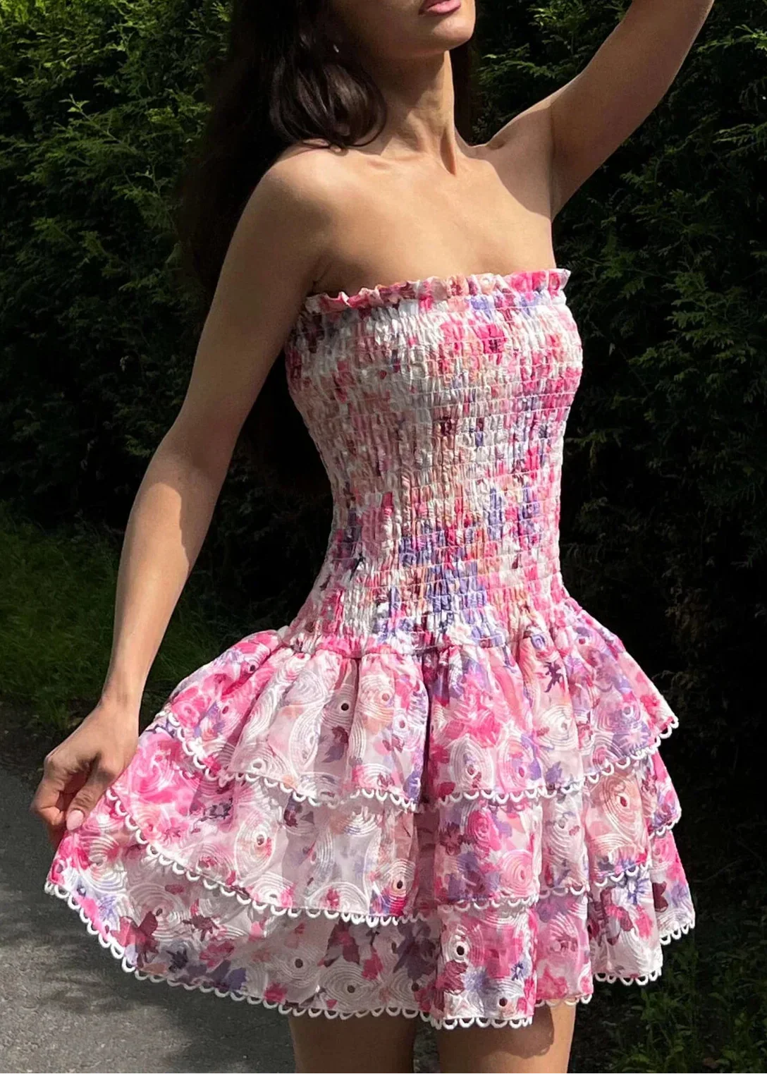Emma Vestido - Rosa Floral