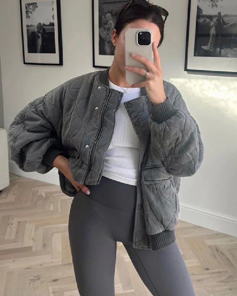 Selvia | Chaqueta bomber acolchada