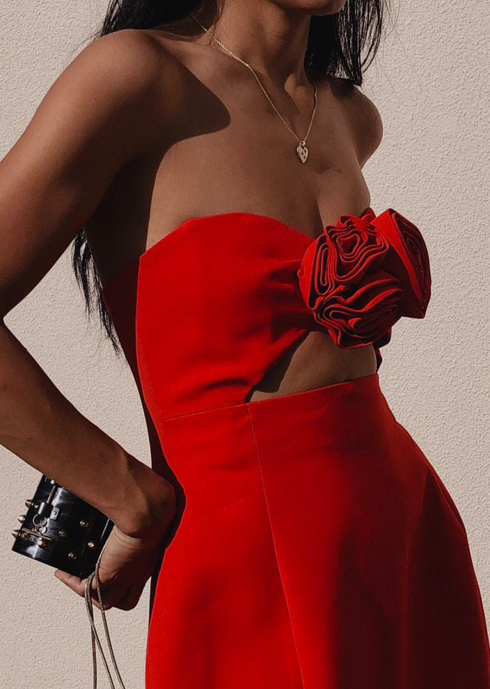 Britannia Vestido - Rojo