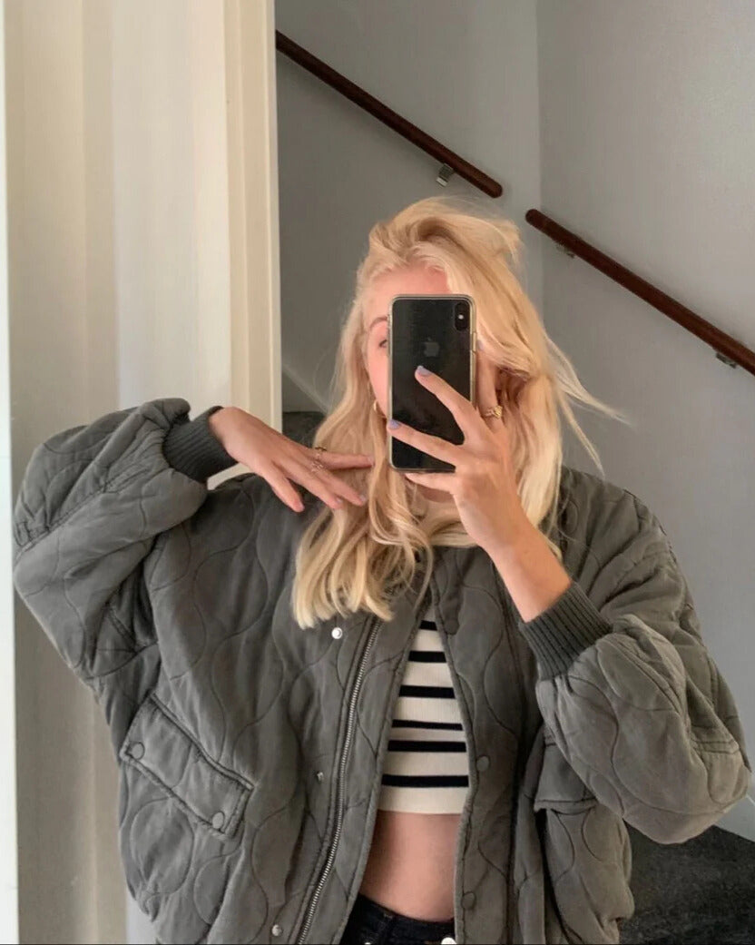 Selvia | Chaqueta bomber acolchada