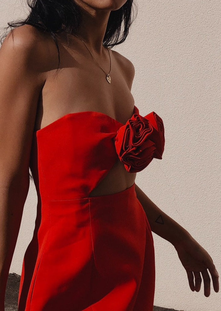 Britannia Vestido - Rojo