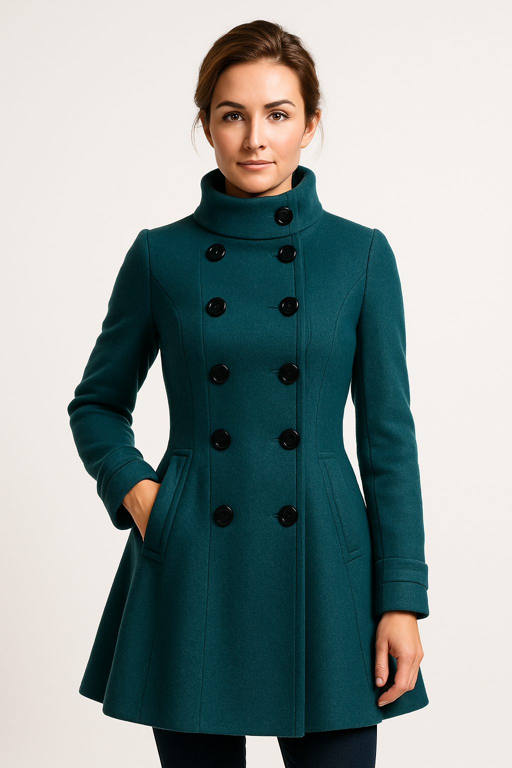 Abrigo Elegante de Corte Holgado