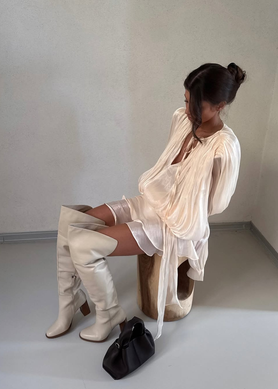 Iris Vestido - Champagne