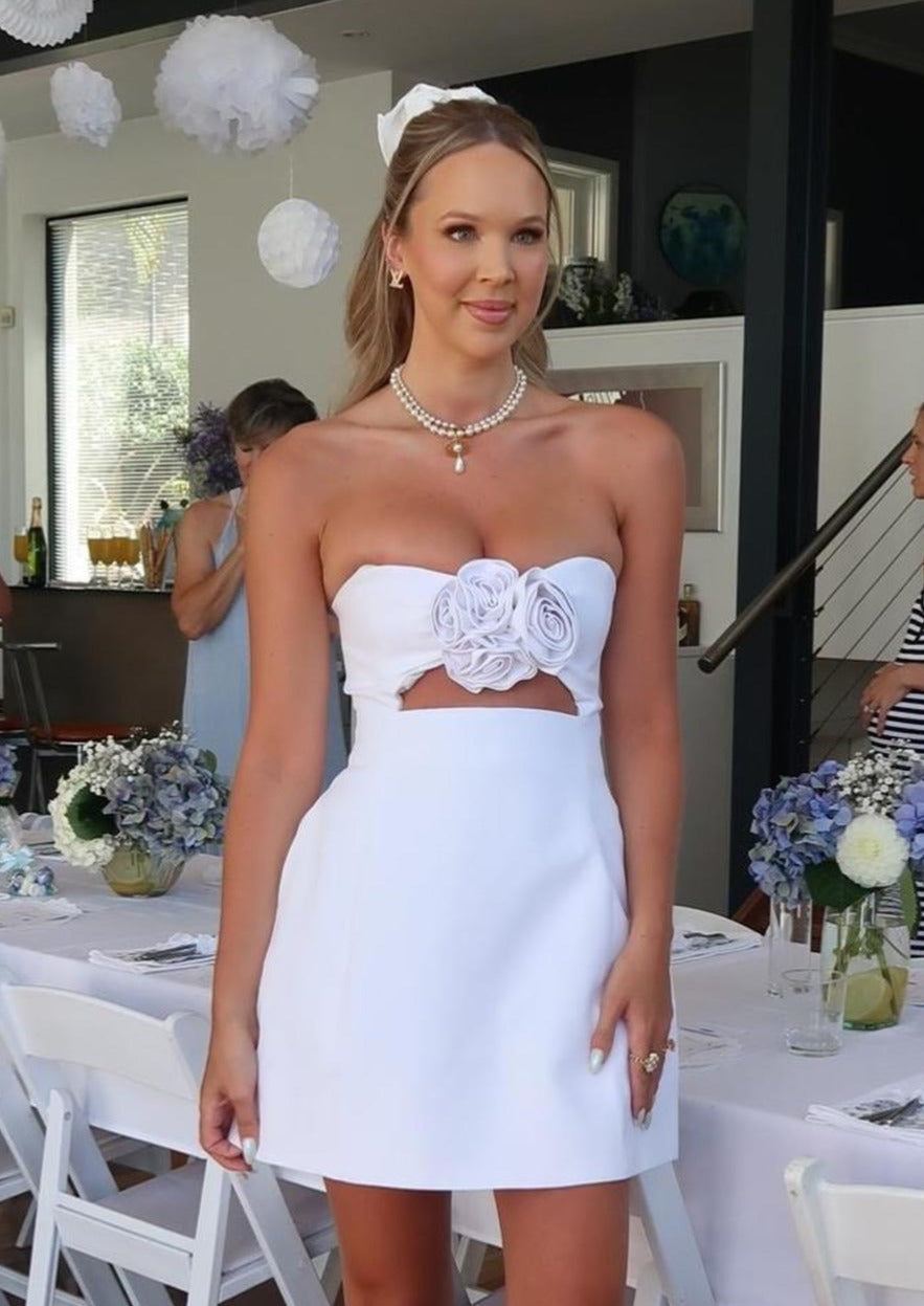 Britannia Vestido - Blanco