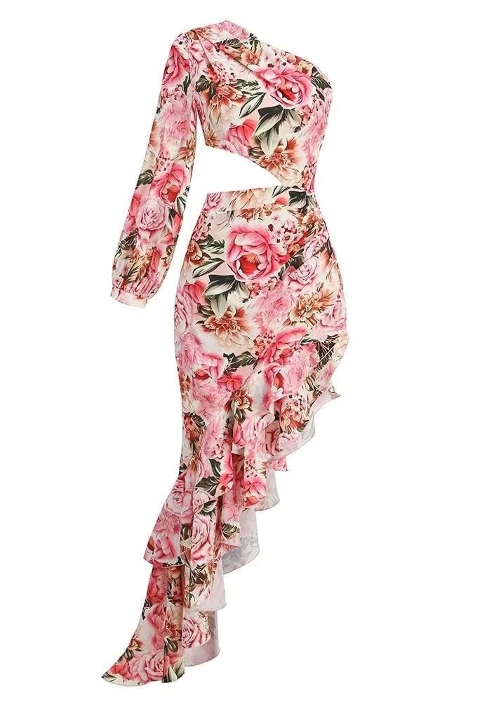 Irilia Vestido - Rosa Floral