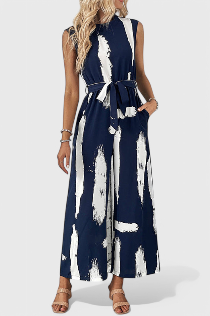 Zola Mono de Pierna Ancha Impreso