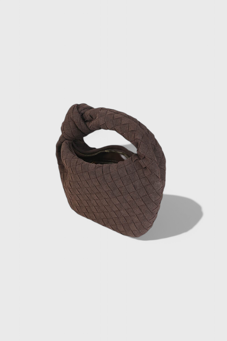 Bolso Mini Woven Remi con Detalle de Nudo