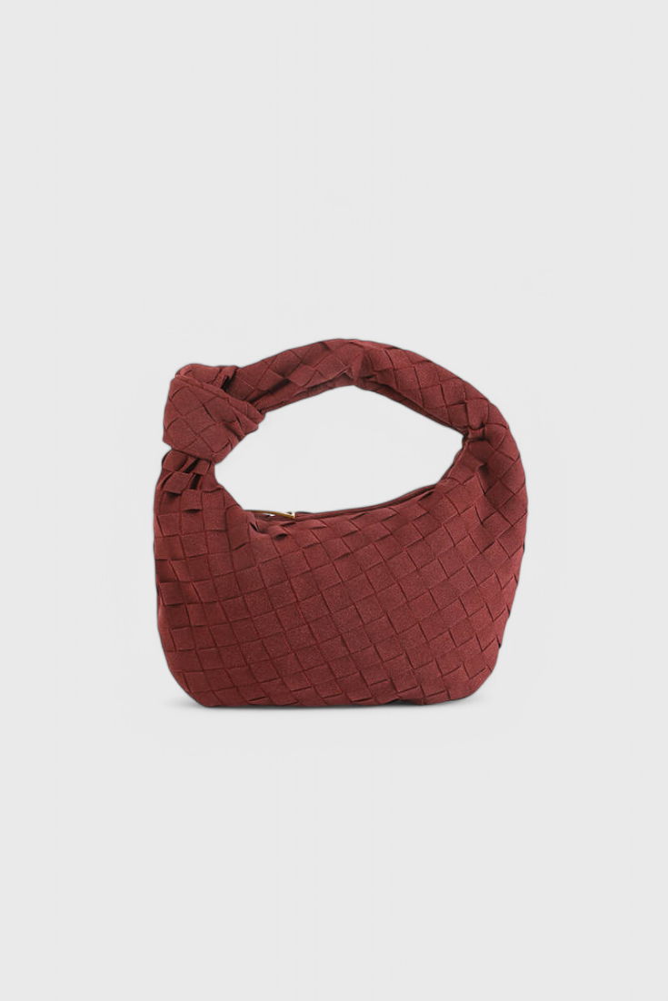 Bolso Mini Woven Remi con Detalle de Nudo