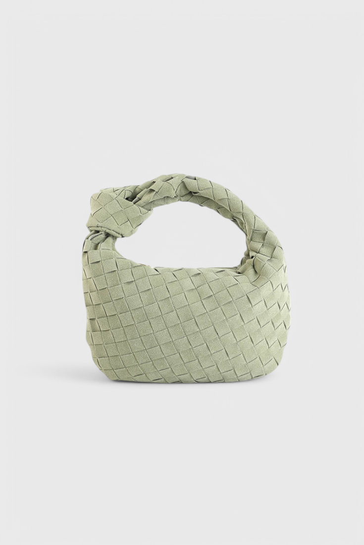 Bolso Mini Woven Remi con Detalle de Nudo