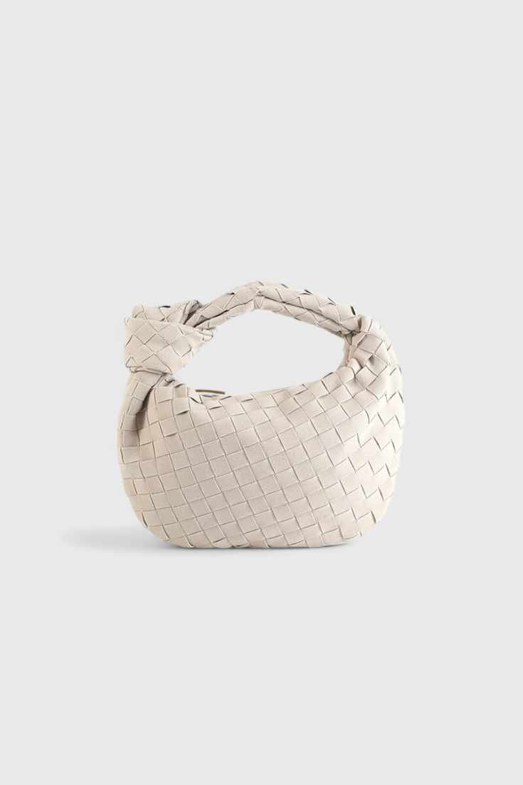 Bolso Mini Woven Remi con Detalle de Nudo