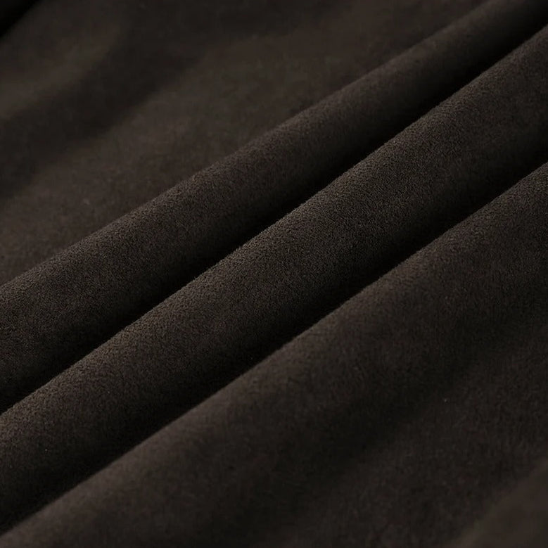 Abrigo de peluche sintético con margaritas