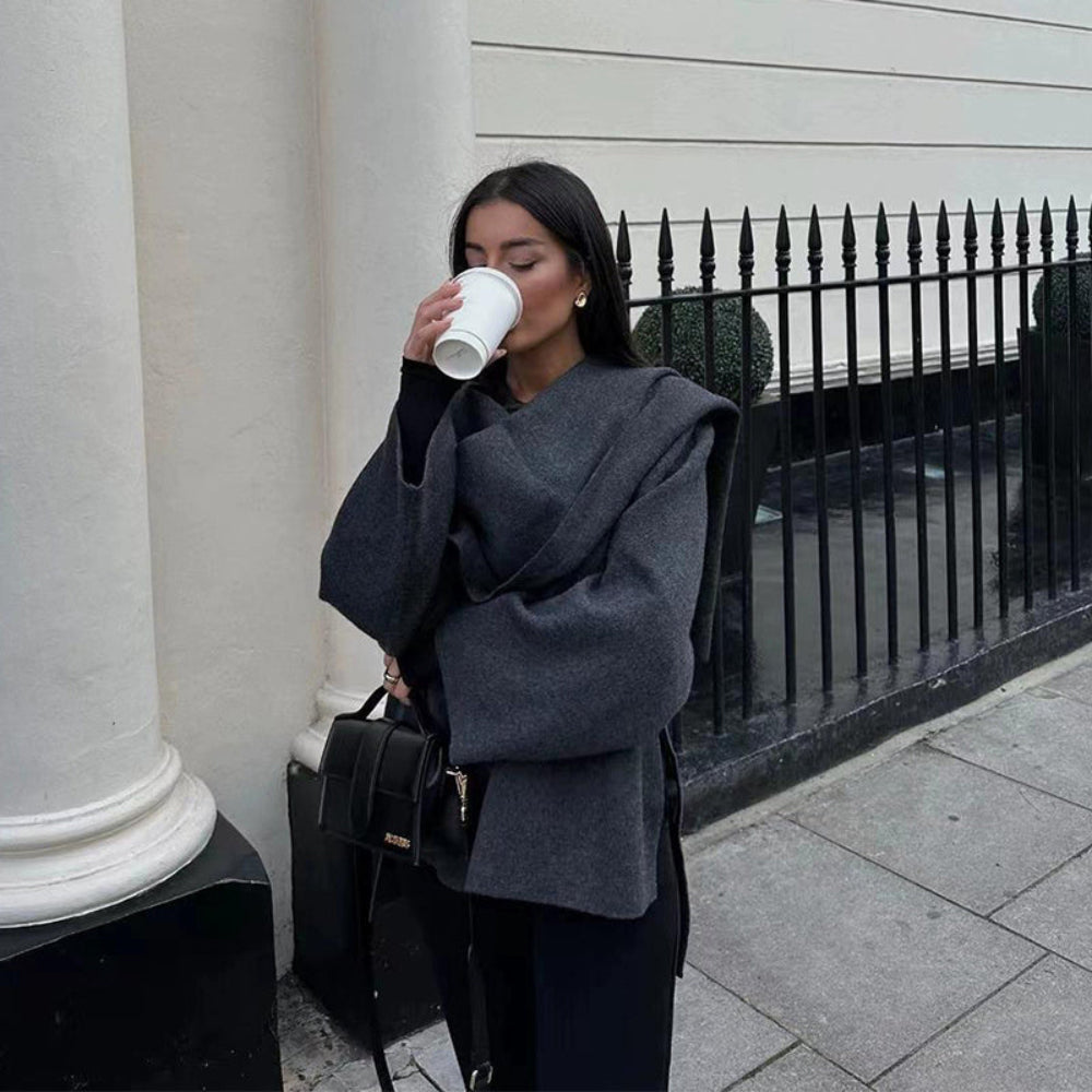 Chaqueta de capa Claire