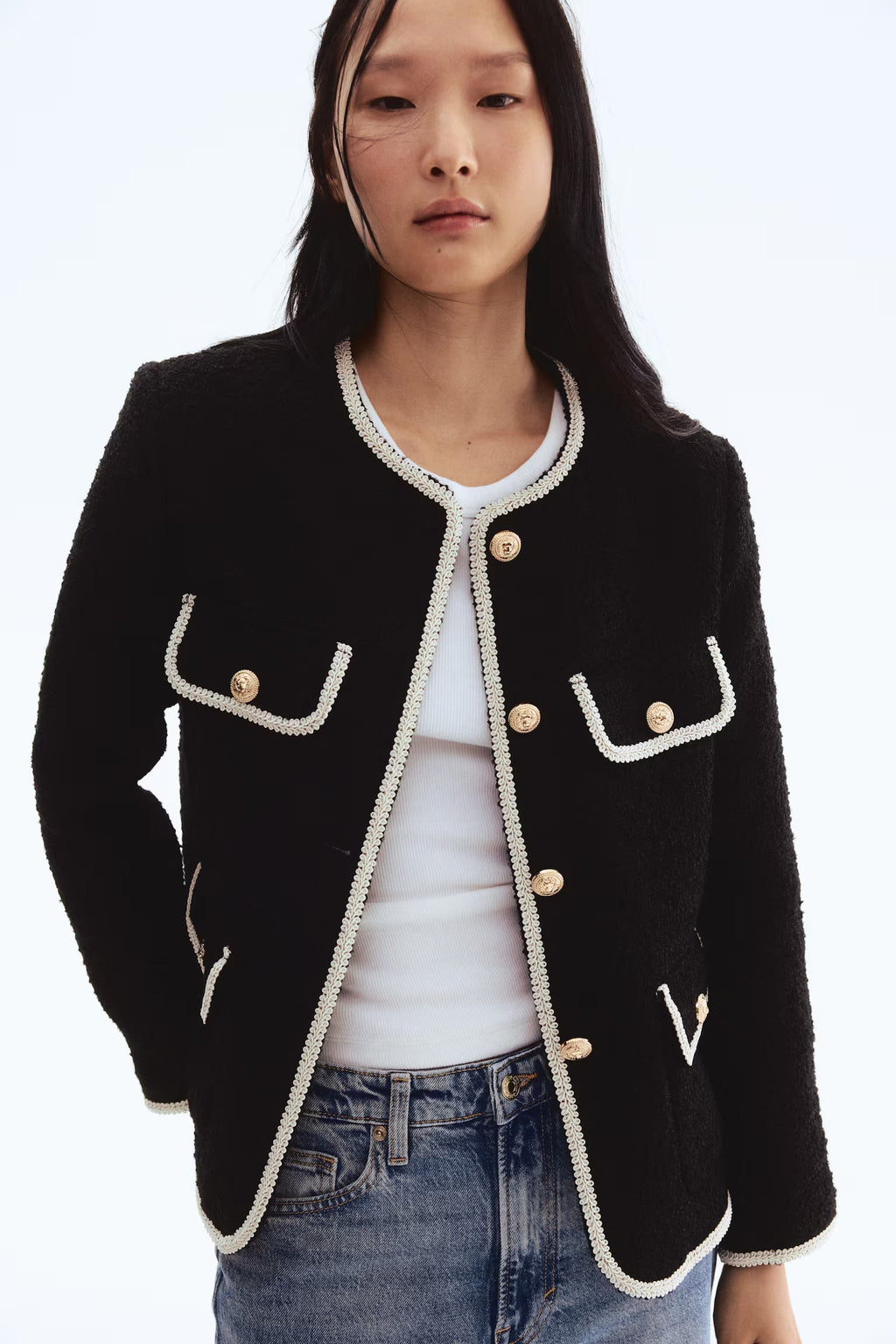 Chaqueta de Bouclé Clara