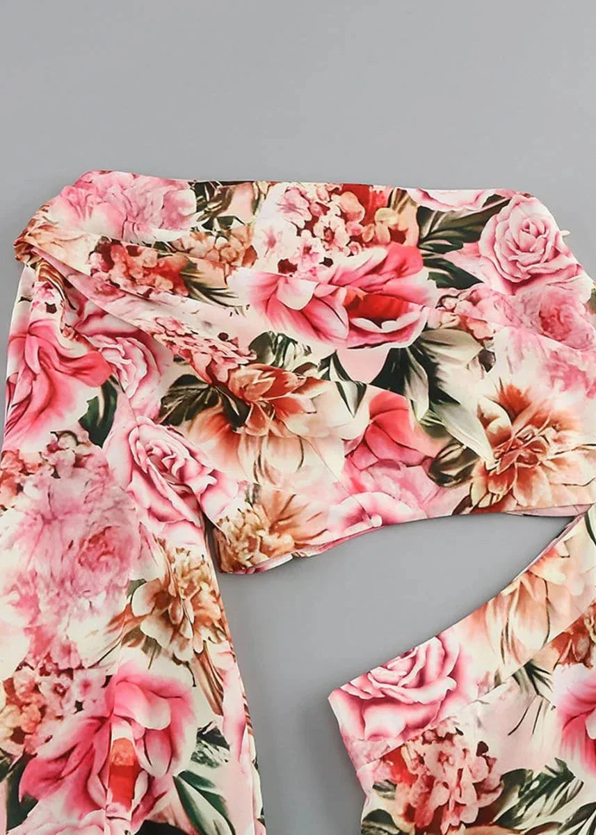 Irilia Vestido - Rosa Floral