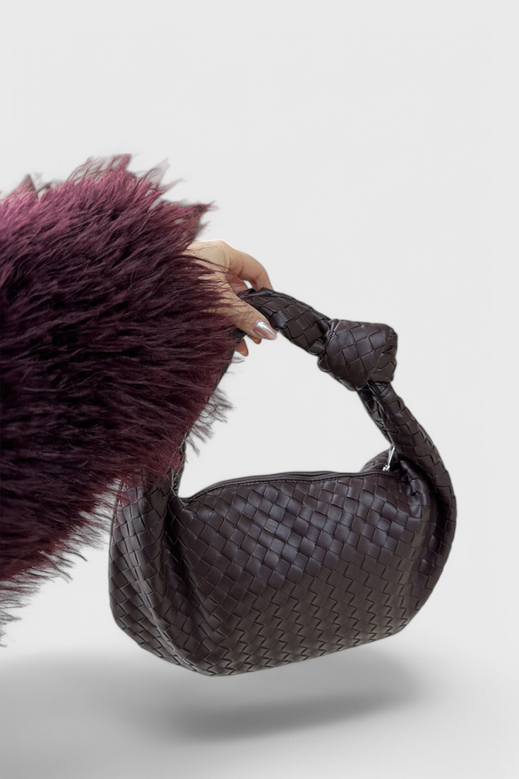 Saco de Hombro Mediano en Color Salvia